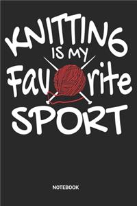 Knitting Sport Notebook