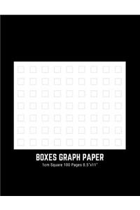 Boxes Graph Paper 1cm Square 100 Pages 8.5