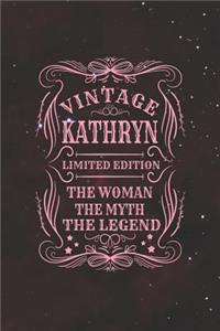 Vintage Kathryn Limited Edition the Woman the Myth the Legend