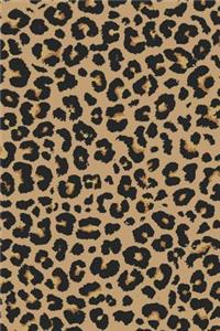 Leopard Print Design Notebook