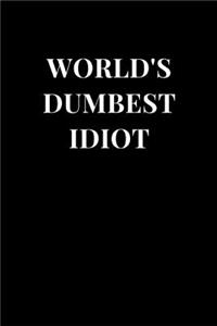 Word's Dumbest Idiot