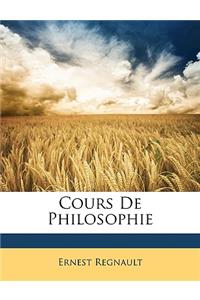 Cours De Philosophie