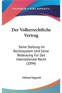 Der Volkerrechtliche Vertrag