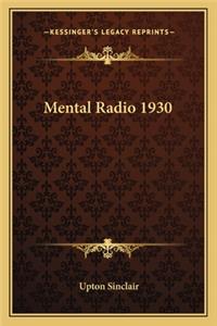 Mental Radio 1930