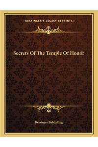 Secrets of the Temple of Honor