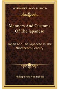Manners And Customs Of The Japanese