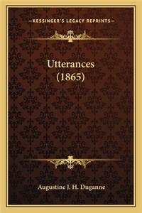 Utterances (1865)