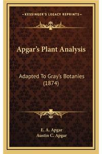 Apgar's Plant Analysis