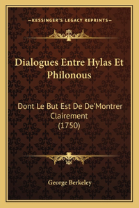 Dialogues Entre Hylas Et Philonous
