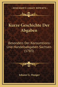 Kurze Geschichte Der Abgaben