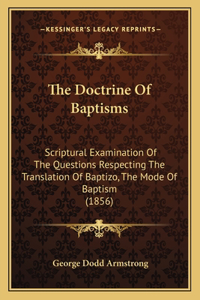 Doctrine Of Baptisms