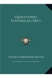 Quaestiones Platonicae (1831)