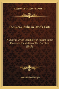 The Sacra Idulia in Ovid's Fasti