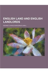 English Land and English Landlords