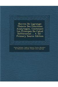 Uvres de Lagrange