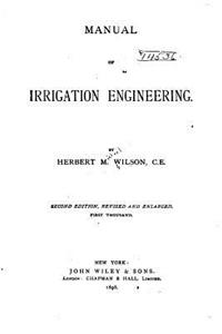Manual of irrigation engineering