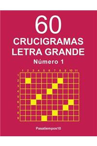 60 Crucigramas Letra Grande - N. 1