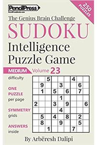 Sudoku Puzzle Books Volume 23. Medium. Sudoku Intelligence Puzzle Game