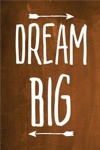 Chalkboard Journal - Dream Big (Orange)