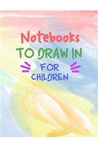 Notebooks To Draw In For Children