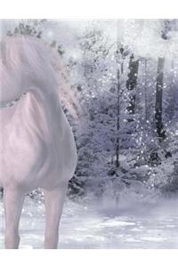 Snow Unicorn Notebook