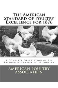 American Standard of Poultry Excellence for 1876