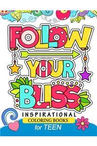 Inspirational Coloring Book for Teen