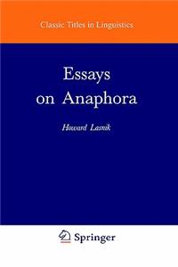 Essays on Anaphora