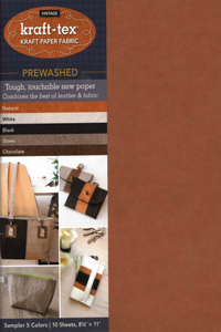 kraft-tex® Vintage 5 Colours Sampler Pack, Prewashed