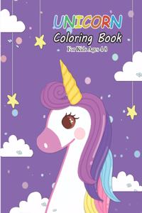Unicorn Coloring Book for Kids Ages 4-8