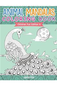 Animal Mandalas Coloring Book Children Fun Edition 6