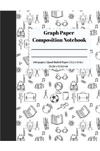 Graph Paper Composition Notebook