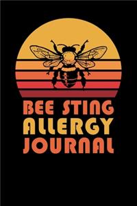 Bee Sting Allergy Journal