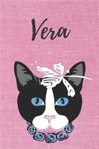 Vera Katzen Notizbuch / Malbuch / Tagebuch / Journal / DIN A5 / Geschenk