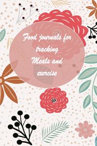 food journals tracking meals and exercise