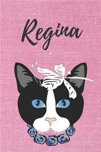 Regina Notizbuch Katze / Malbuch / Tagebuch / Journal / DIN A5 / Geschenk