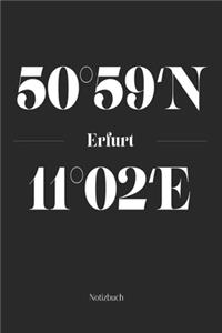 Erfurt Notizbuch