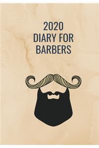 2020 Appointment Diary for Barbers