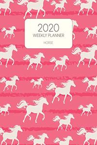 2020 Weekly Planner Horse