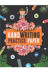 Handwriting Practice Paper. Letter Tracing Practice Book. Beginner to Tracing Lines, Shape & ABC Letters. Alphabet Handwriting Practice workbook for kids.