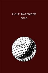 Golf Kalender 2020: Golf Kalender I Golfsport Wochenkalender I Jahresplaner I Jahreskalender I Terminplaner I für Männer und Frauen, Mädchen und Jungen - Wochenplaner A