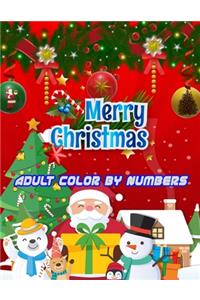 Merry Christmas Adult Color By Numbers