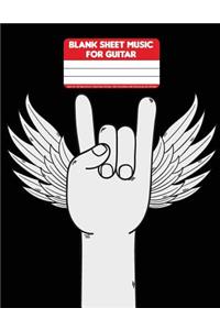 Blank Sheet Music For Guitar