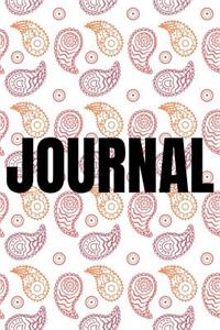 Paisley Background Lined Writing Journal Vol. 16