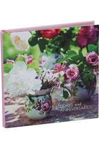 Peonies & Roses Birthday Book