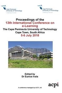 ICEL 2018 - 13th International Conference on e-Learning