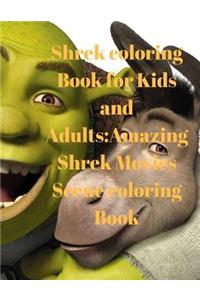 Shrek Coloring Book for Kids and Adults