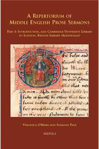 Repertorium of Middle English Prose Sermons