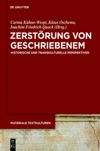 Zerstörung Von Geschriebenem