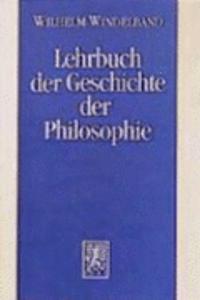 Lehrbuch der Geschichte der Philosophie